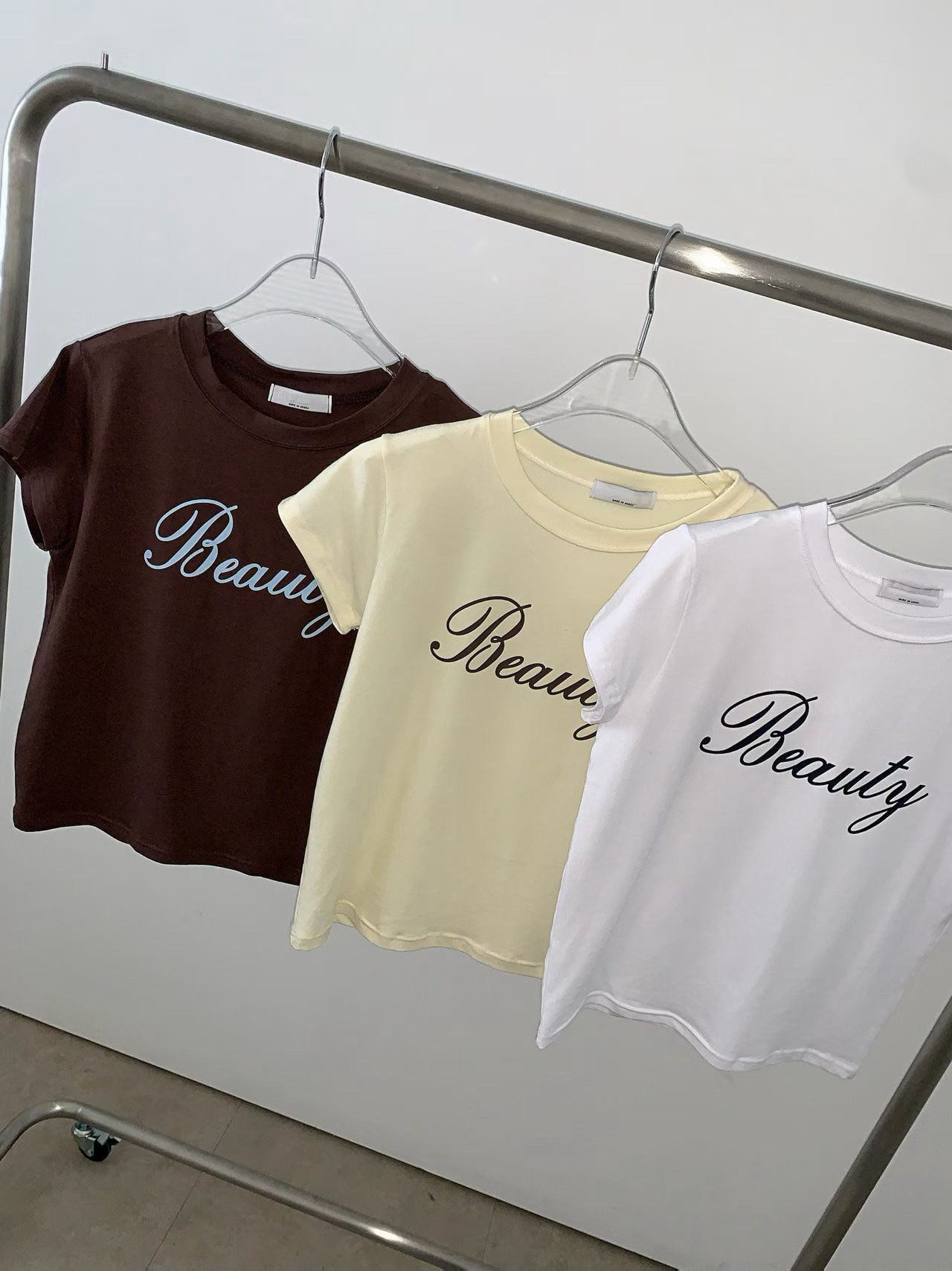 【6月14日截單！首批優惠價預訂】韓國BEAUTY TEE（3色）