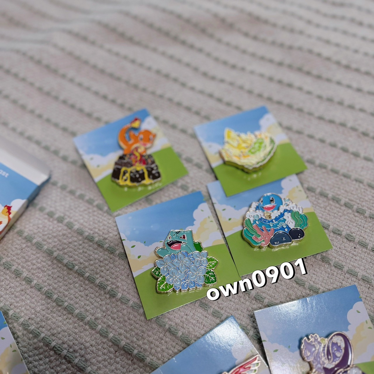 【OWN】Pokémon 寶可夢 韓國限定 限量 聯名 可動徽章 徽章 隱藏版 盲盒 隨機 共十款 紙袋