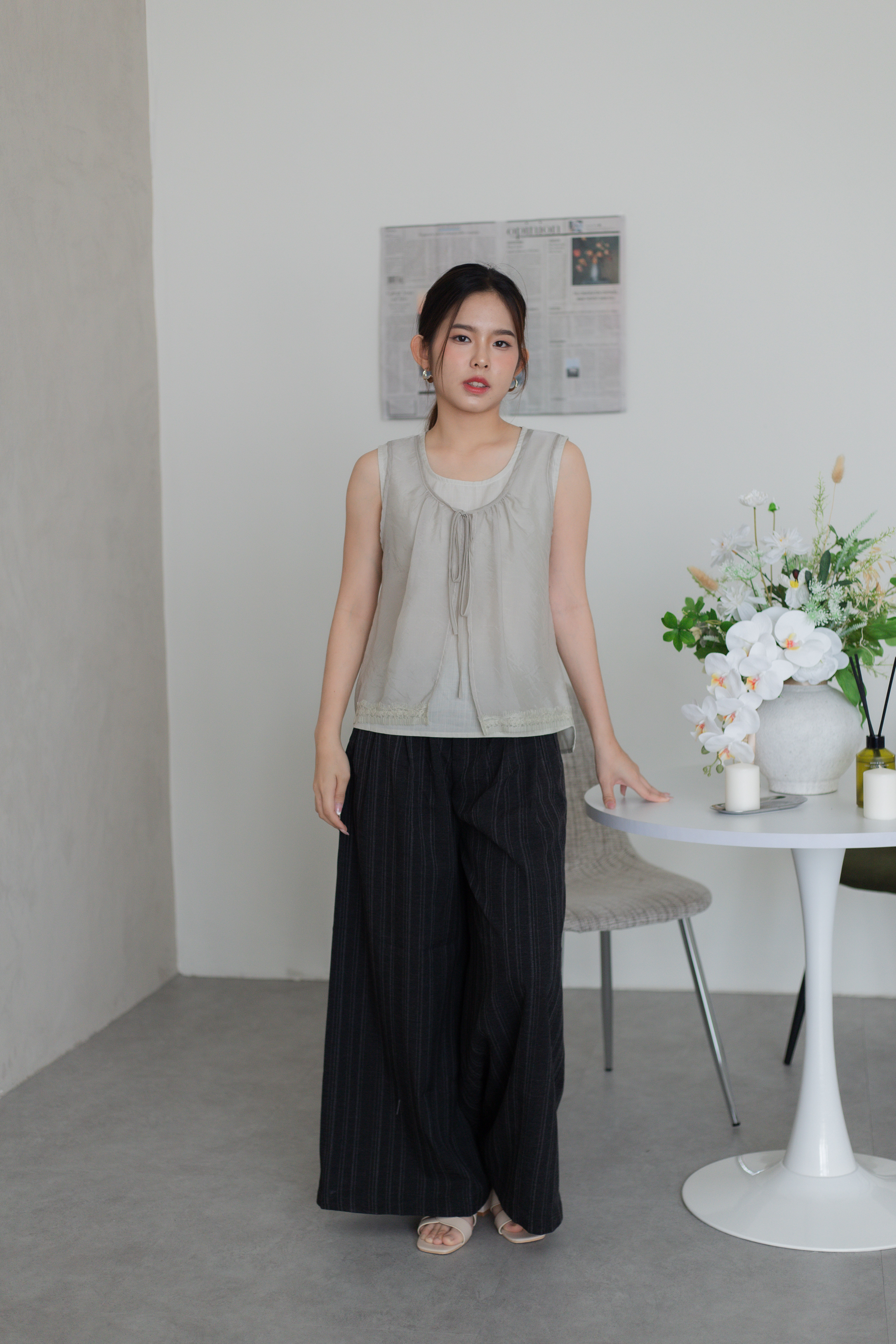 Feone Layering Lace Top Beige -2778BVBEI