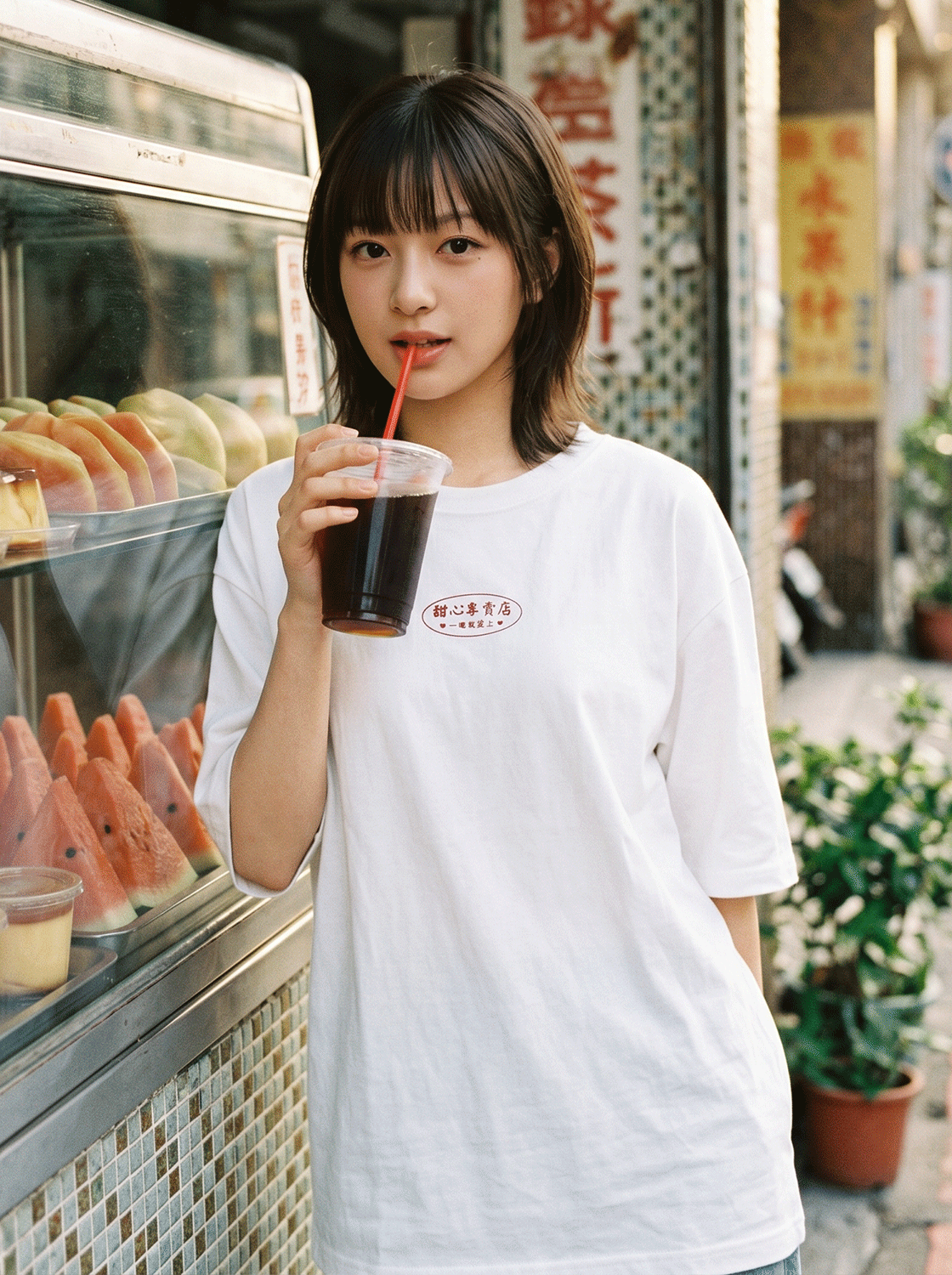 【2件折50】【期間限定】台式口味印花TEE