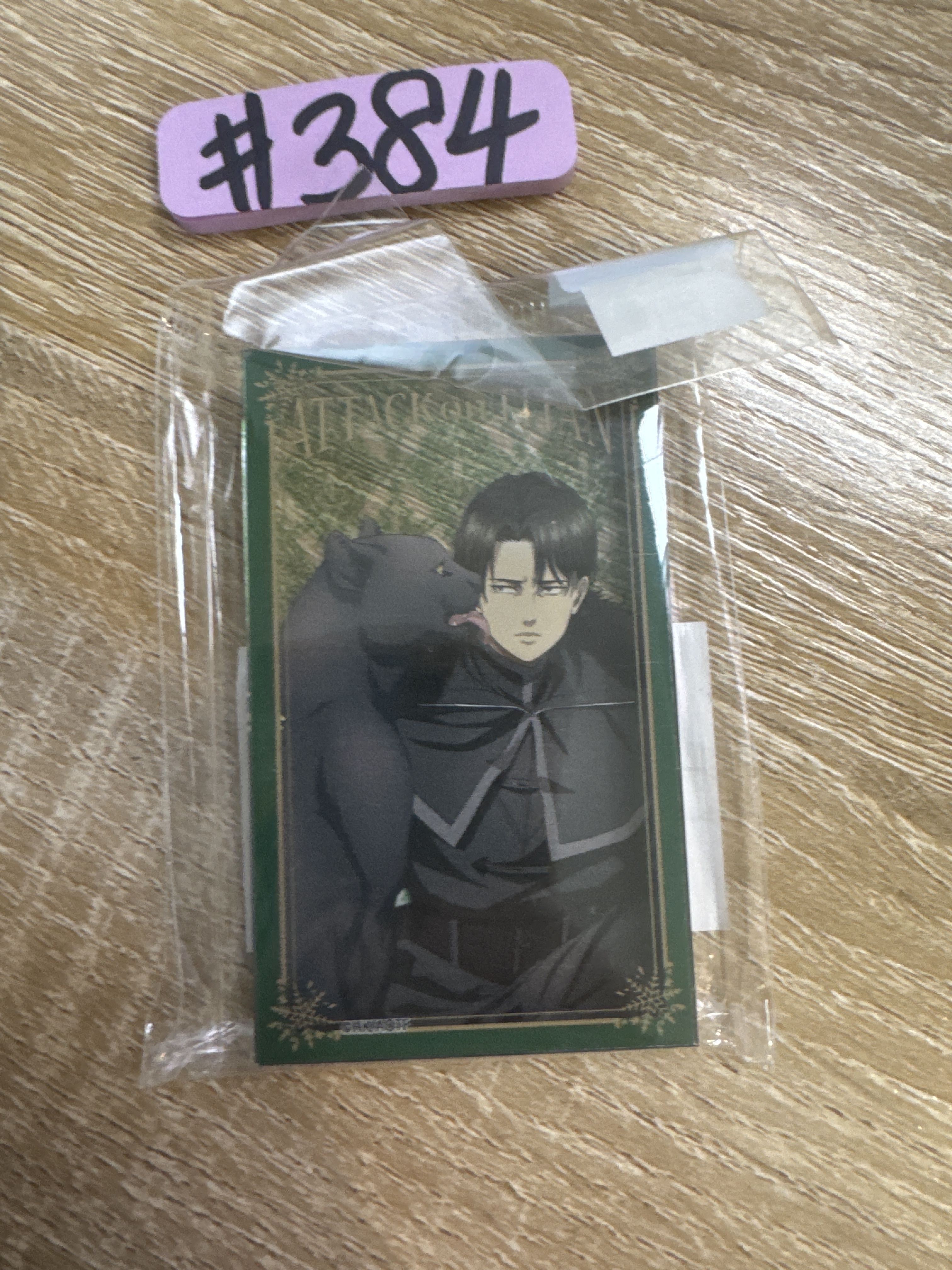 進擊的巨人 LEVI 膠牌#384