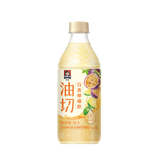 桂格 油切百香檸檬飲450ML X24瓶