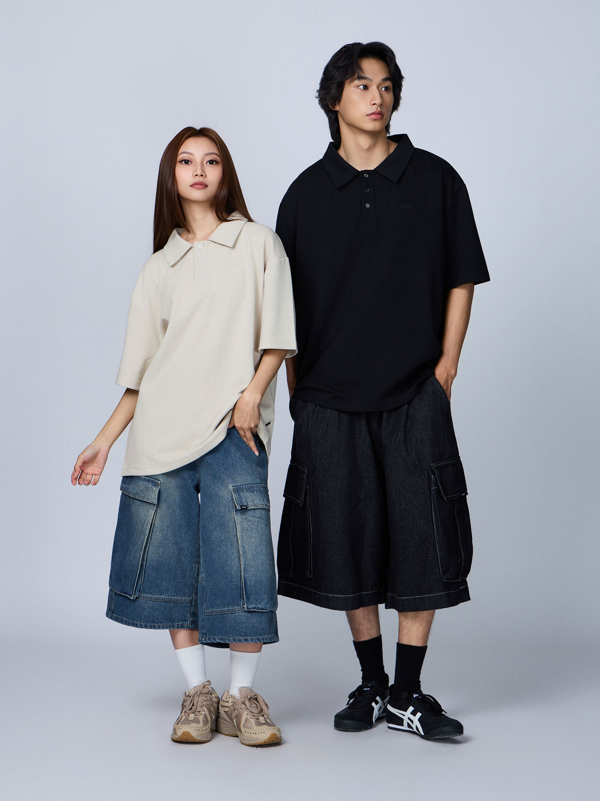 日常純色Polo上衣