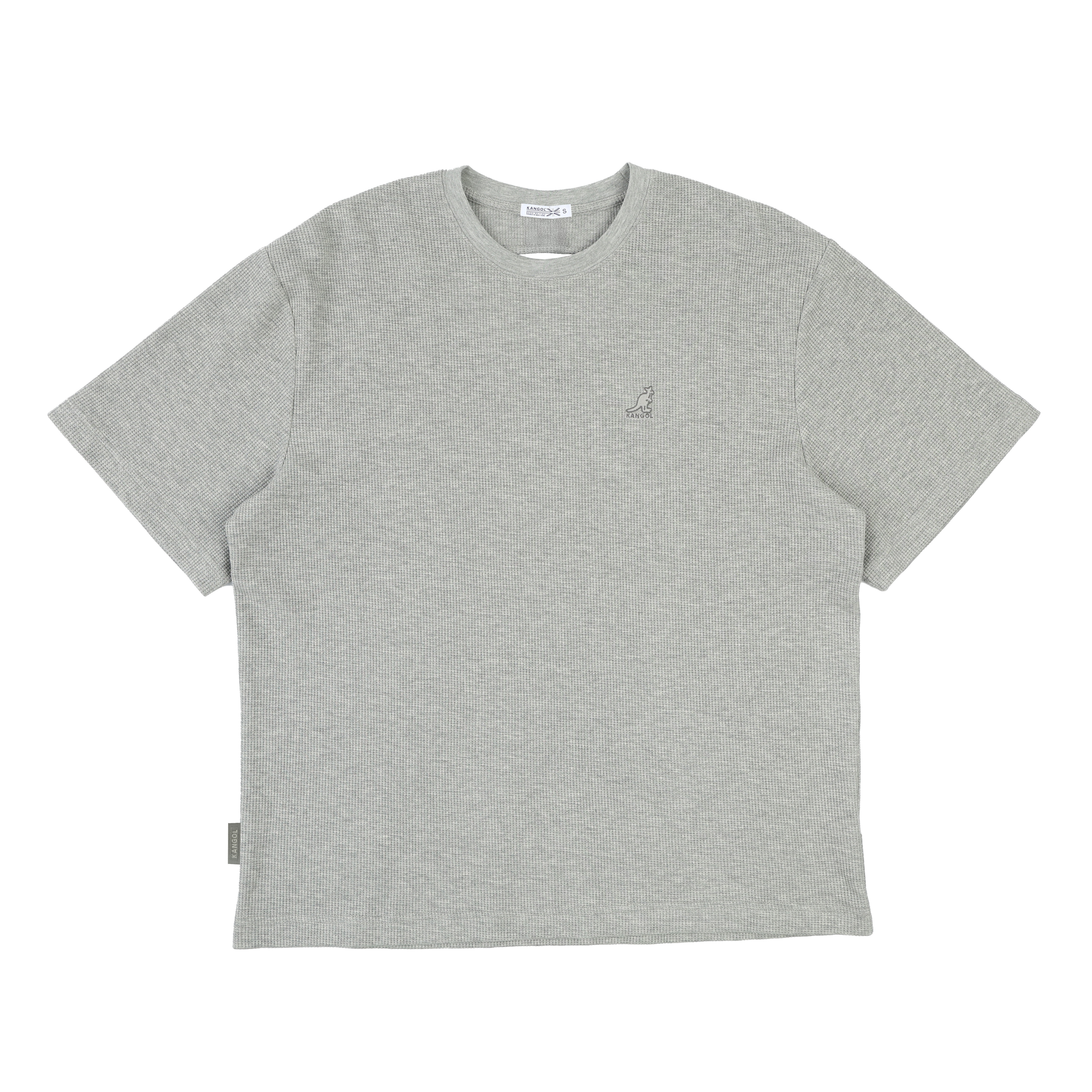 KANGOL 短T 灰色 後露背 鏤空 短袖 上衣 女 6622101112
