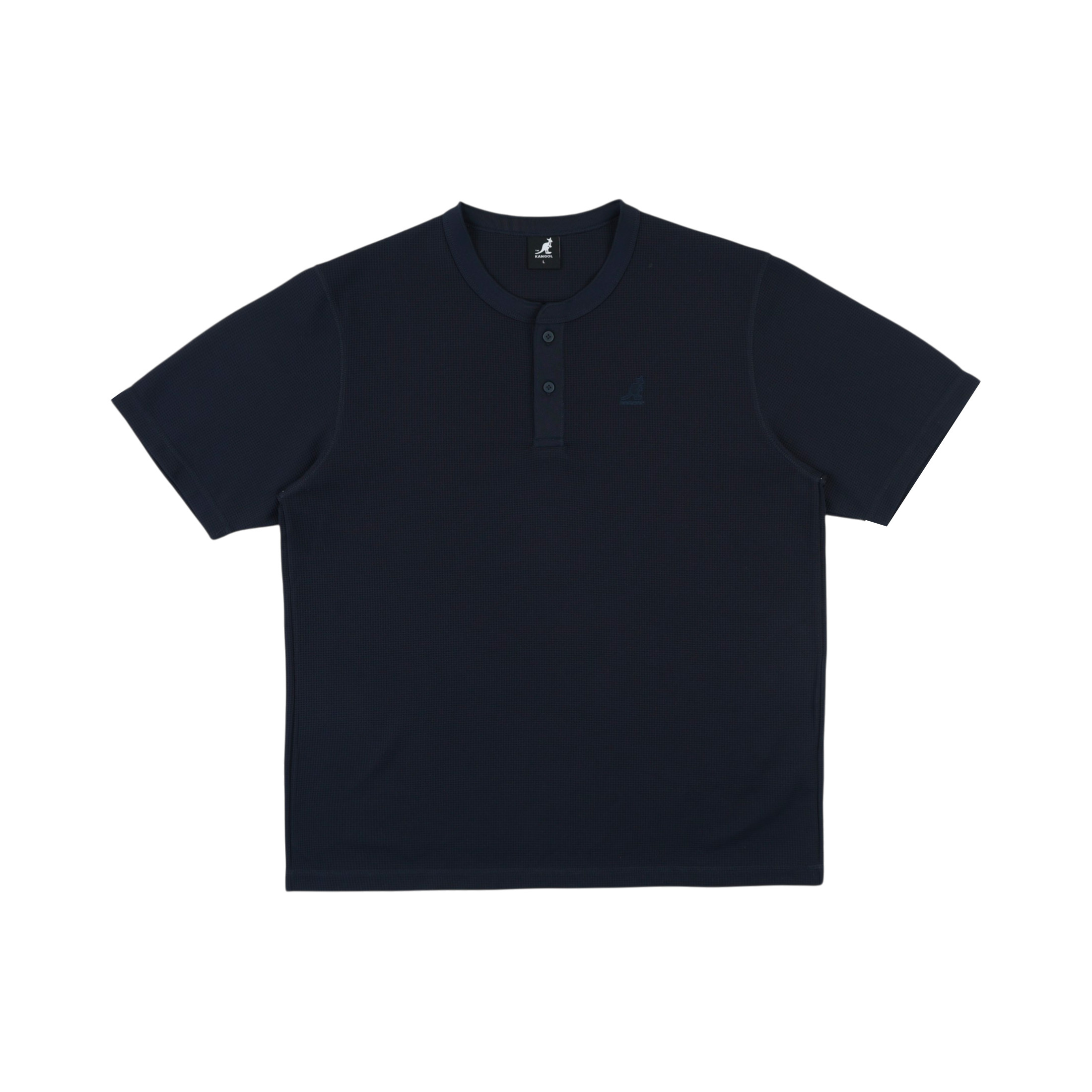 KANGOL 短T 深藍 開襟 華格夫 短袖 中性 6625100280