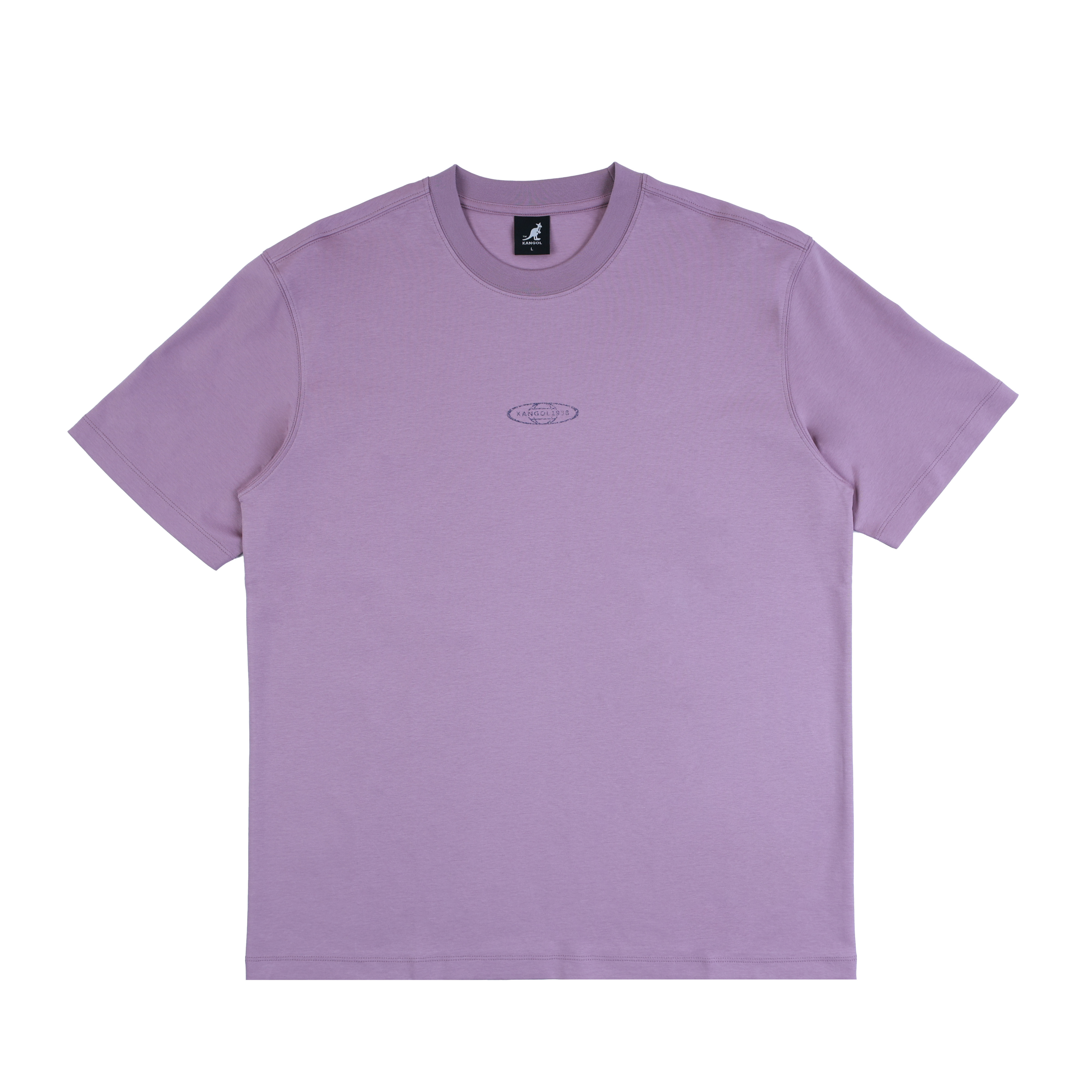 KANGOL 短T 紫色 落肩 涼感 復古印花T 短袖 中性 6625101392