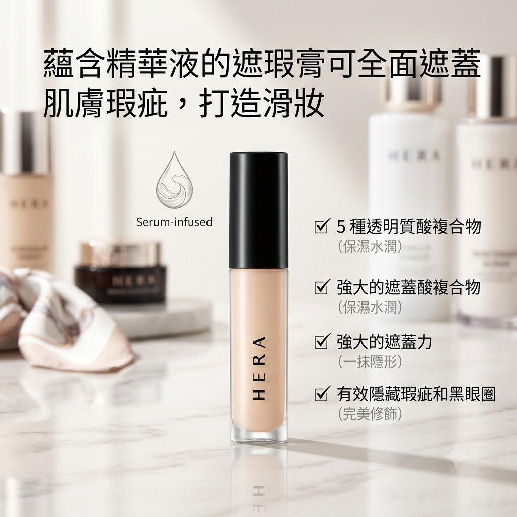 【HERA 完美持久遮瑕膏2.4g】