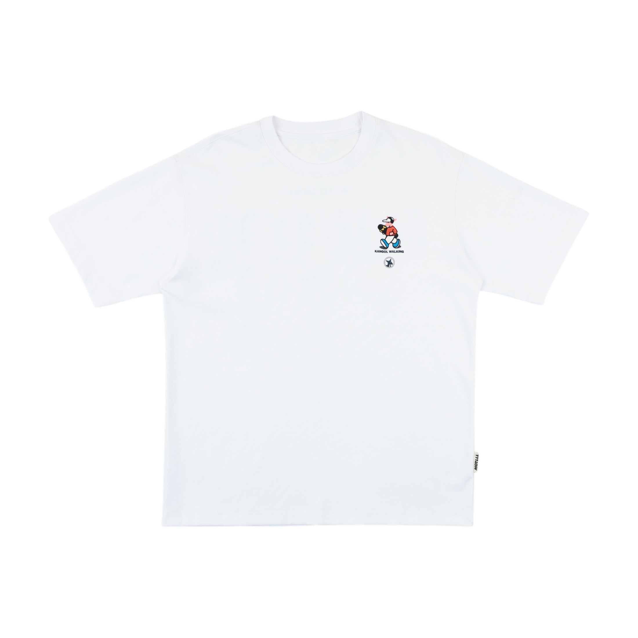 KANGOL 短T 白色 CITY WALK 袋鼠T 短袖 上衣 中性 6625102200