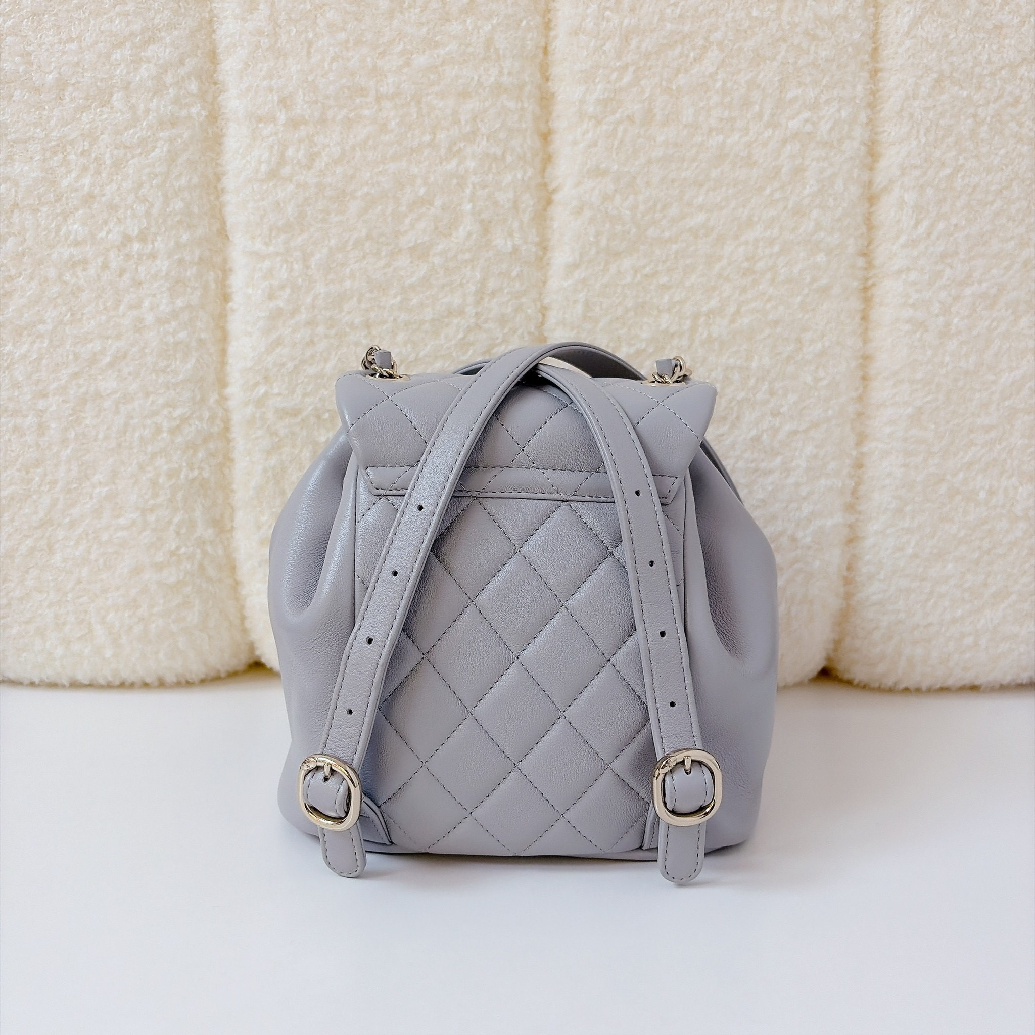 Chanel Duma Backpack - Grey / GHW