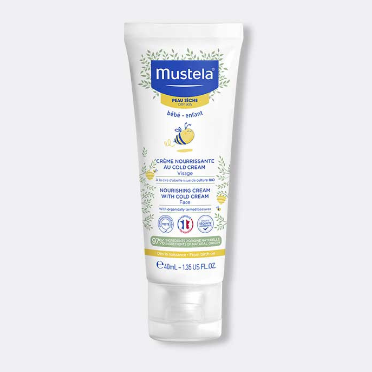 Mustela 妙思樂 面部冷霜潤膚乳 40ml (乾性肌膚初生適用)