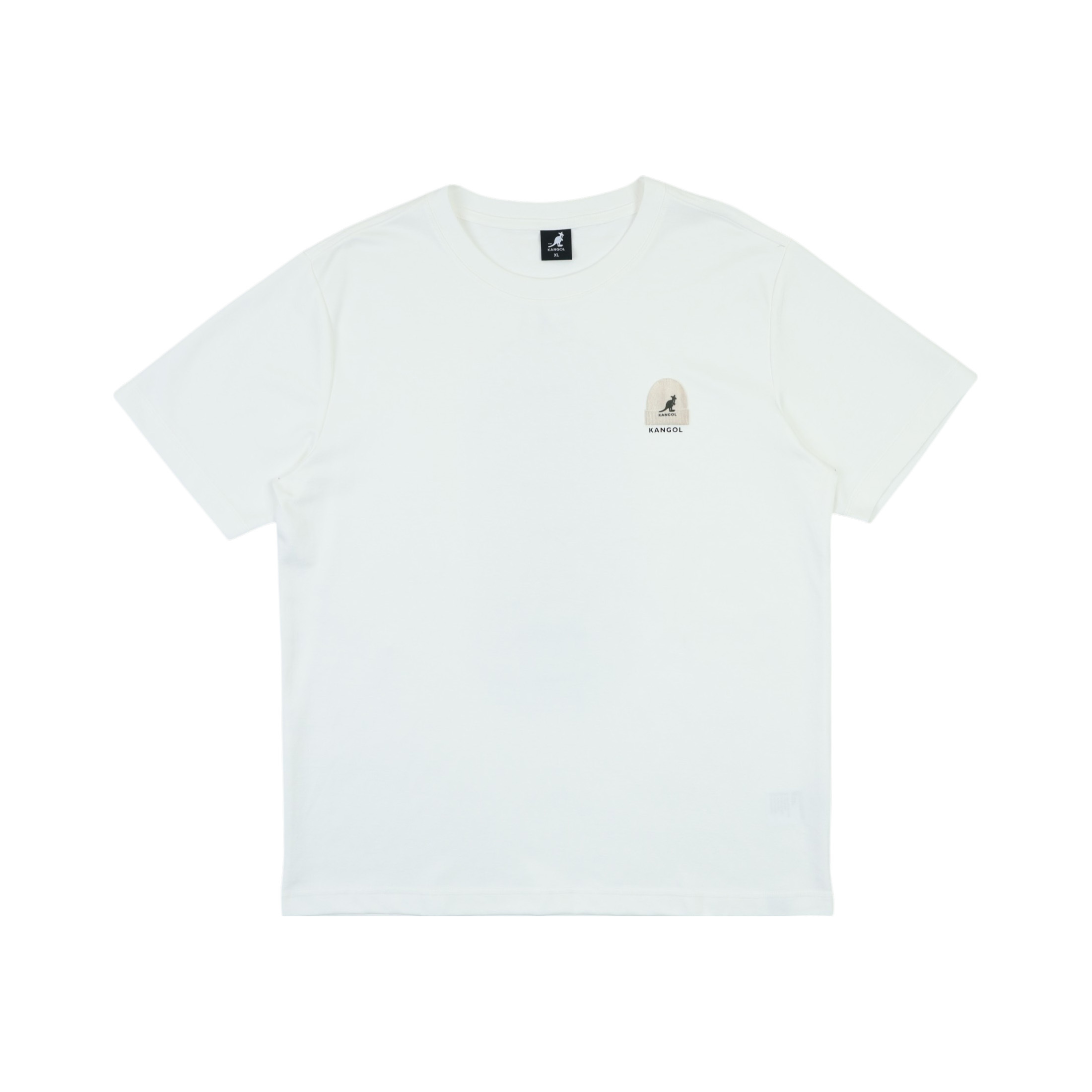 KANGOL 短T 白色 帽子 正肩版 印花T 短袖 中性 6625101100