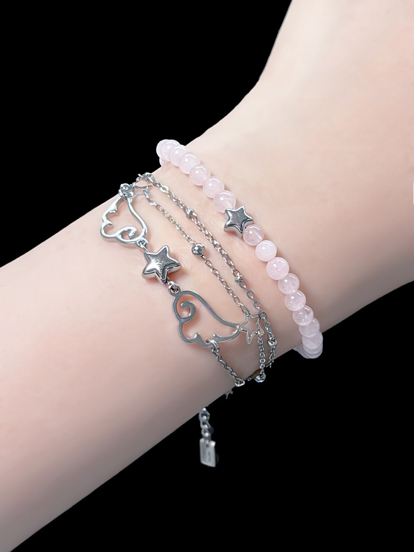 【6月14日截單！限時優惠預訂】韓國MELTING HEART CLUB MELTING STONE STAR BRACELET（7色）