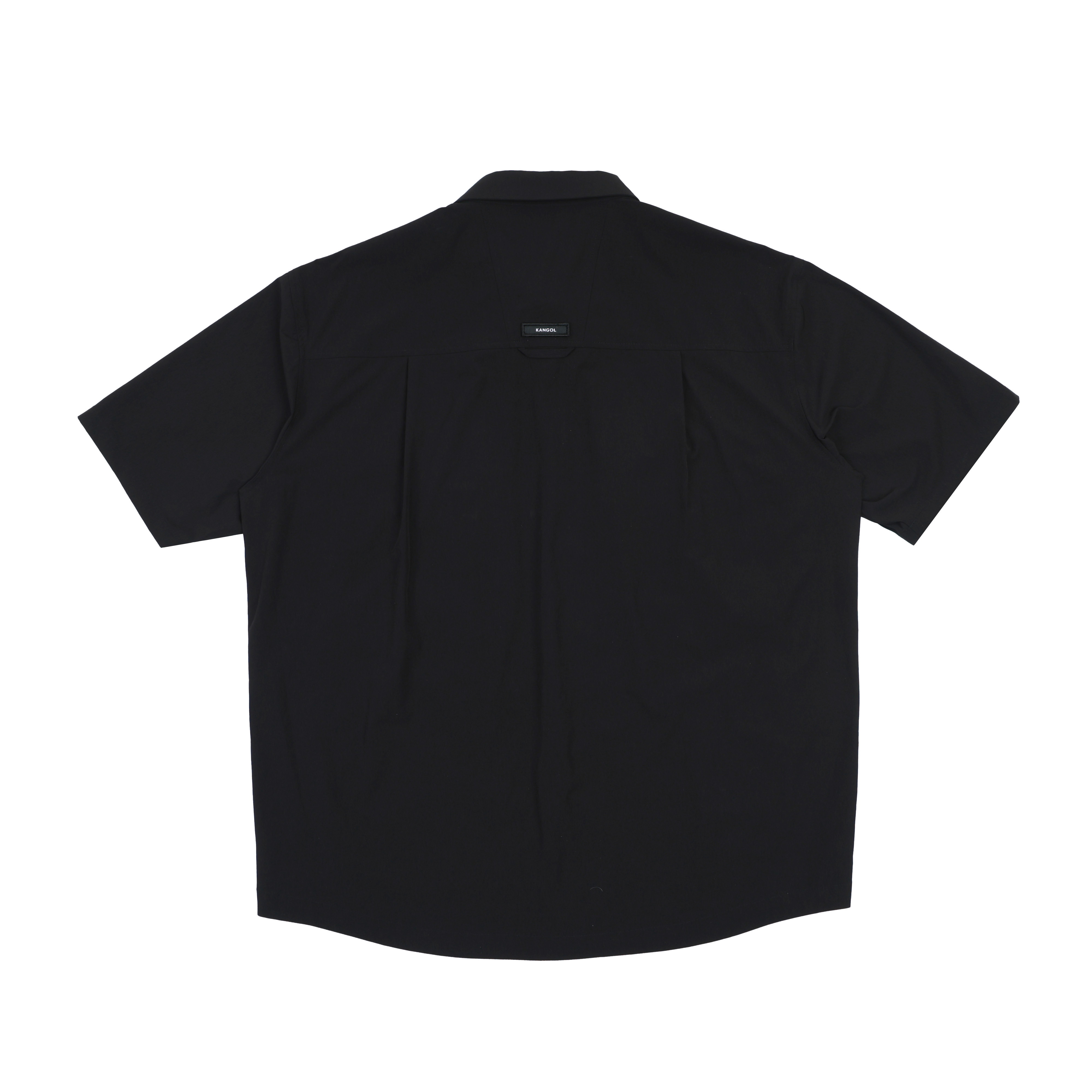 KANGOL 短袖 黑色 口袋 工裝襯衫 中性 6625147020