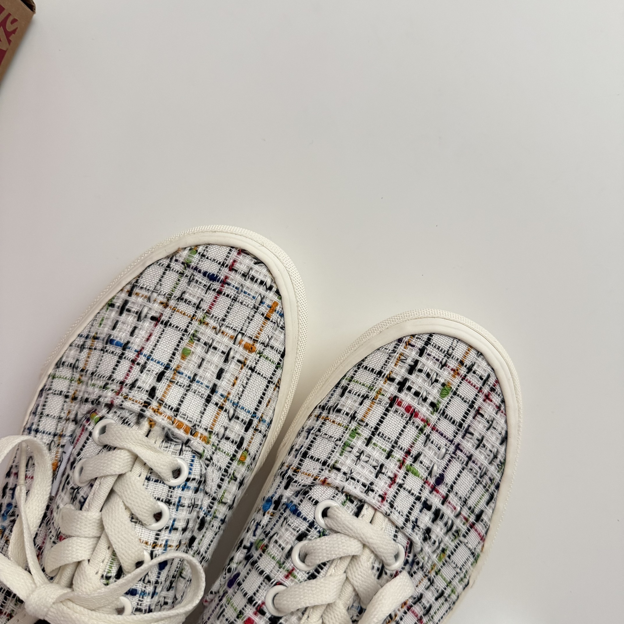 零碼出清，24CM┃Vans authentic 編織 毛呢 小香風
