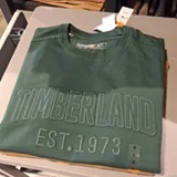 [S] TIMBERLAND DARK GREEN WASHED EMBROIDERED LOGO, TB0A6669-A6X (STL20)