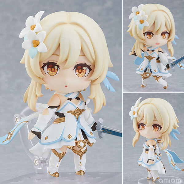 預訂12月 Good Smile Company 原神  1718黏土人 旅行者（熒）  Nendoroid Genshin Impact Traveler (Lumine) Pre-order