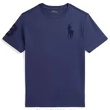 [S] PRL LIGHT NAVY BIG PONY EMBROIDERY TSHIRT, 323832907504-LT NAVY (SRL273)