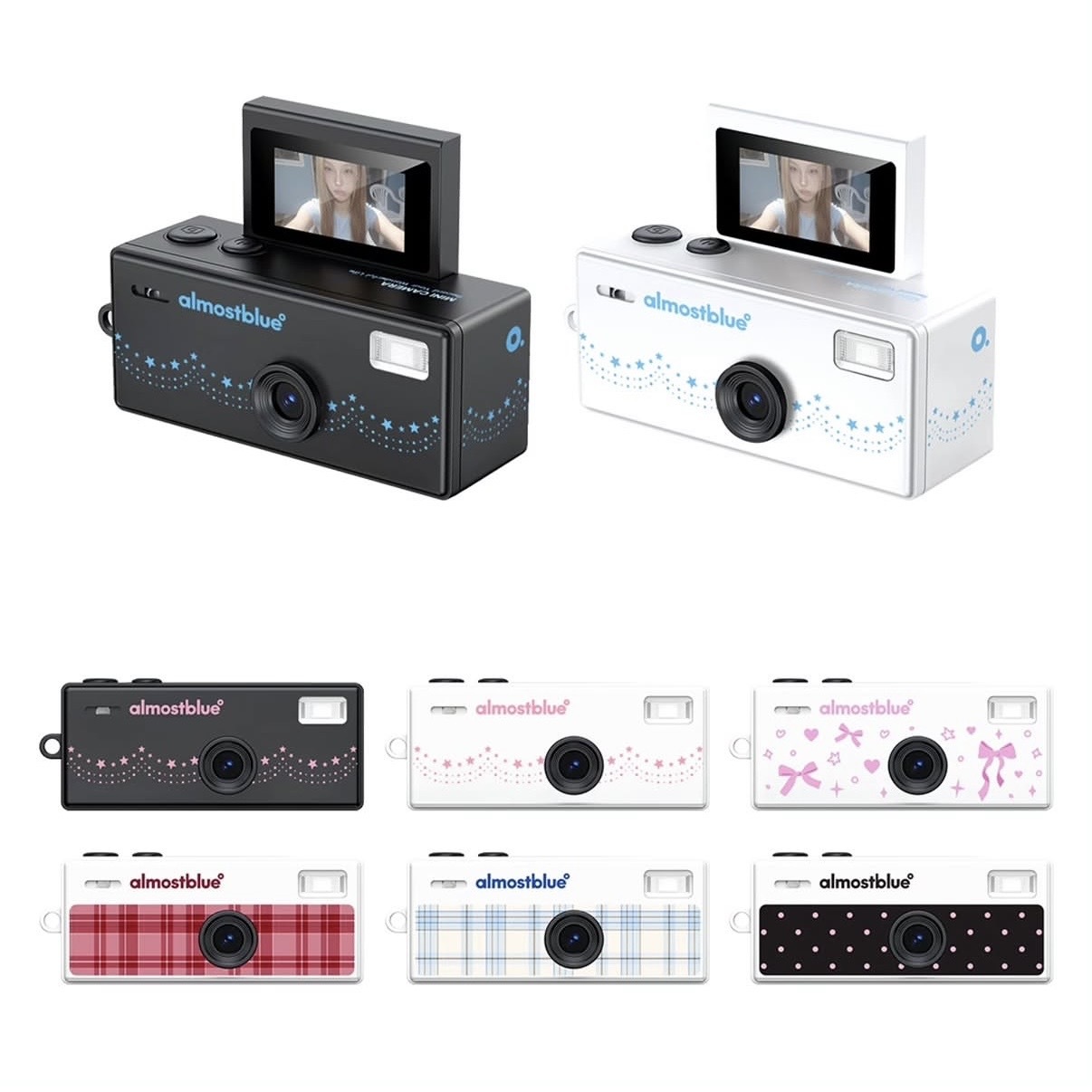 💥任選兩件超商免運💥🇰🇷韓國限定 Almostblue SNOW FLIP DIGITAL CAMERA 翻轉數位相機(8colors)
