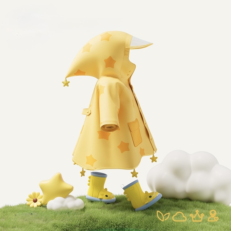 🌟韓版星星兒童雨衣