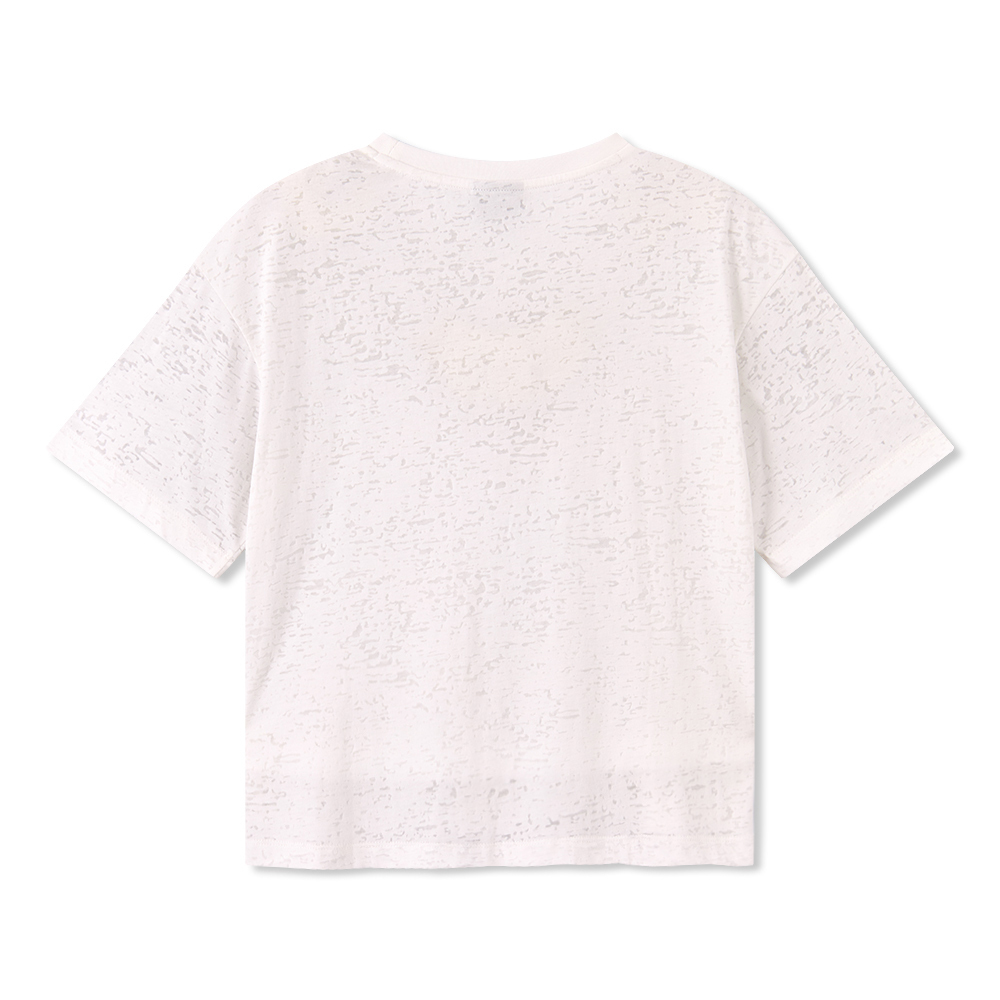Ladies Burn-out Short Sleeves Tee