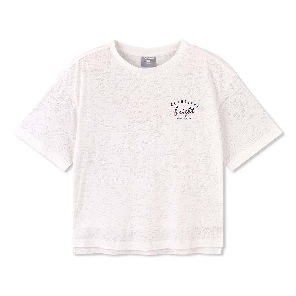 Ladies Burn-out Short Sleeves Tee