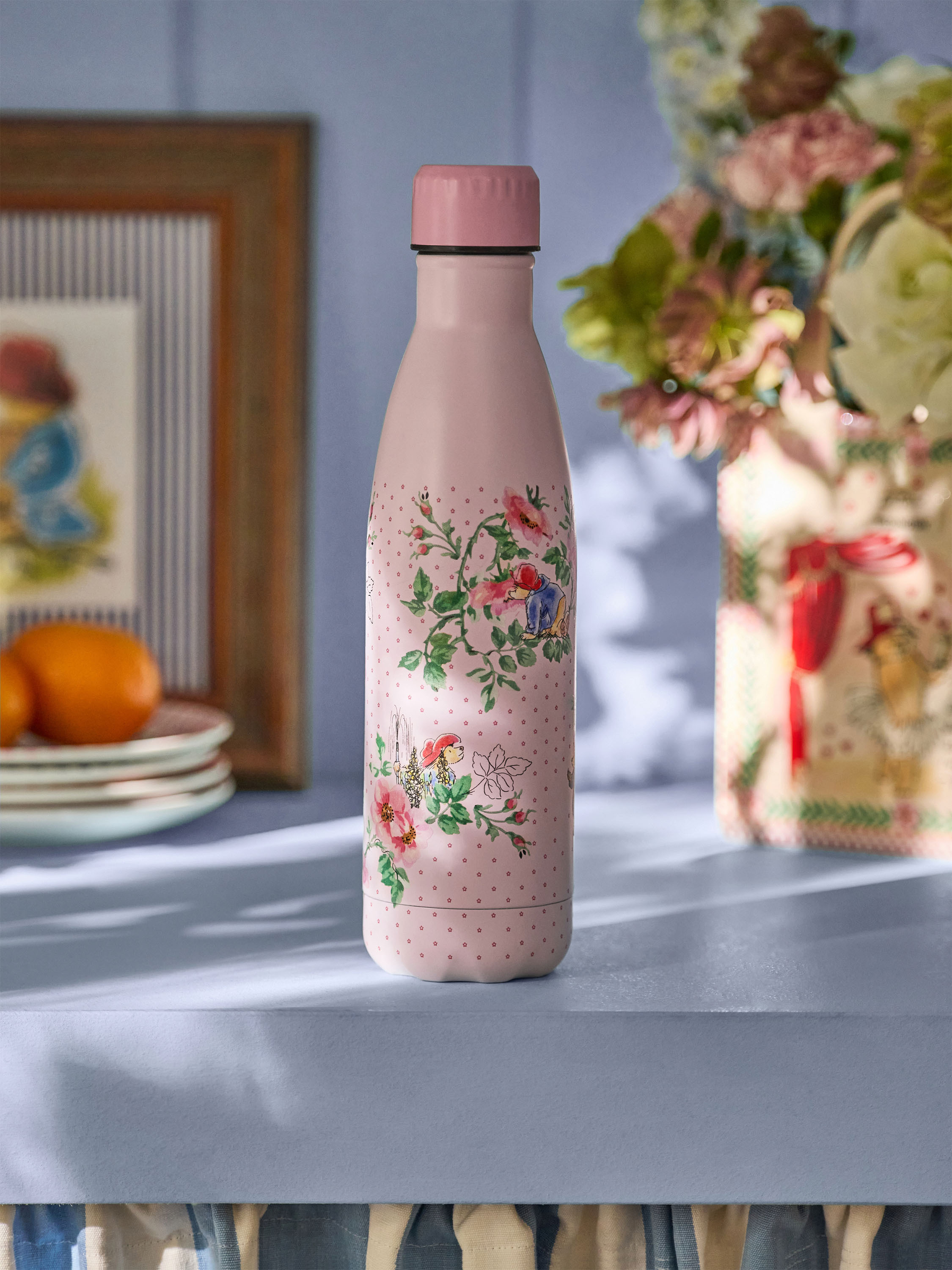 Paddington Blossom 不銹鋼水瓶 460ML