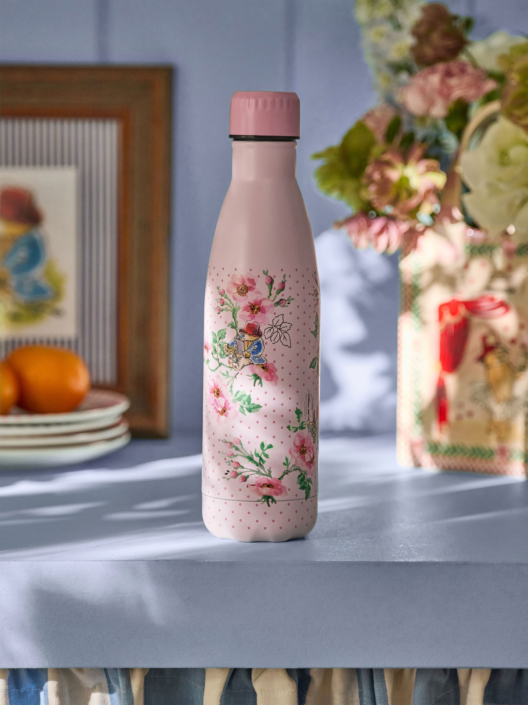 Paddington Blossom 不銹鋼水瓶 460ML