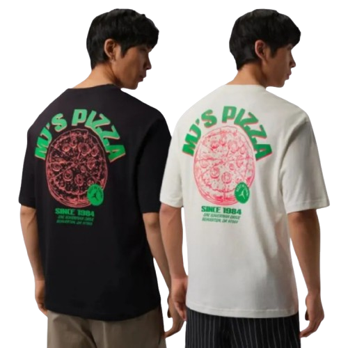【官網限定】NIKE AS M J NC PIZZA GFX SS CREW 白 IF3167-133 黑 IF3167-010 IV