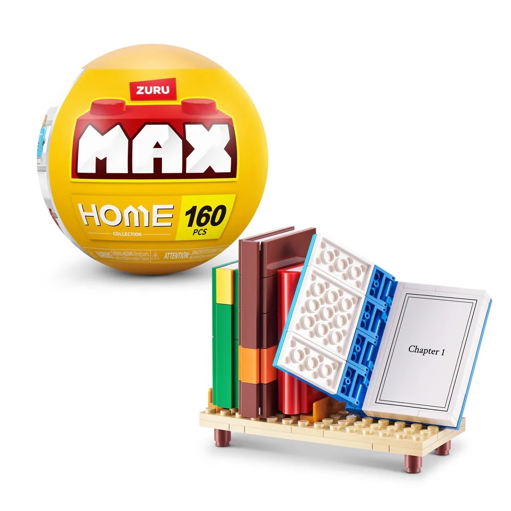 【玩具研究中心】MAX積木膠囊-家居書本