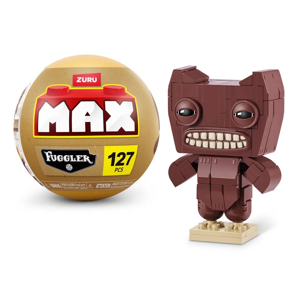 【玩具研究中心】MAX積木膠囊-Fuggler棕色牙齒怪