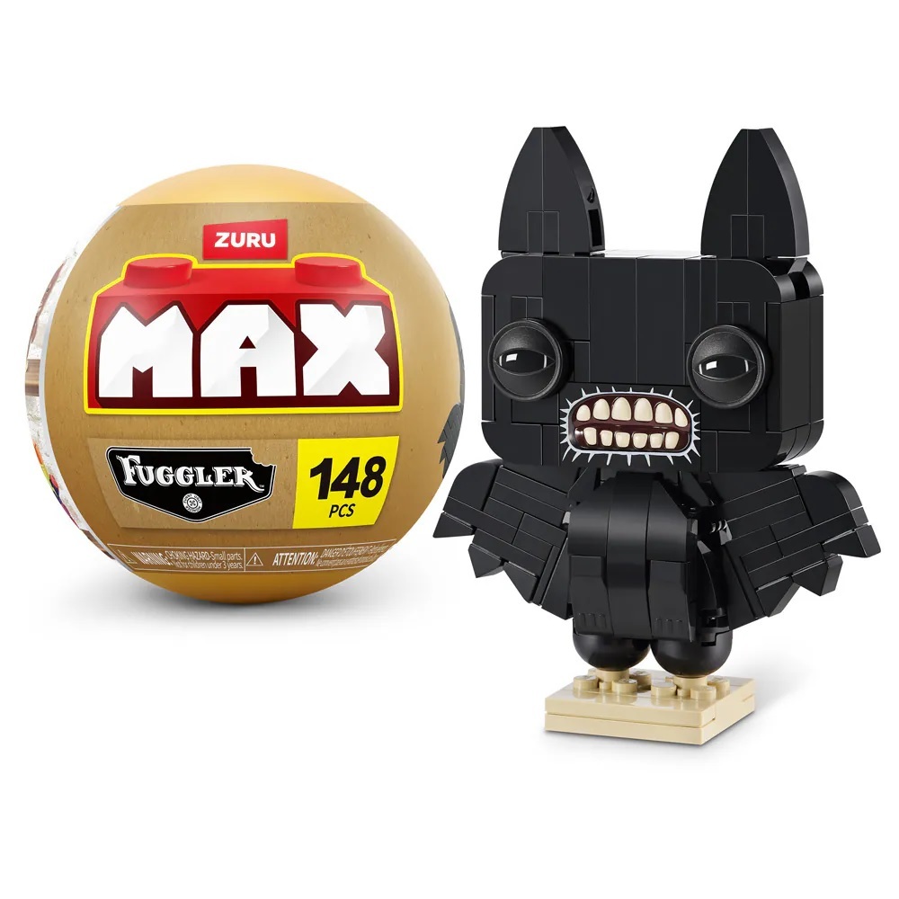 【玩具研究中心】MAX積木膠囊-Fuggler黑蝙蝠牙齒怪