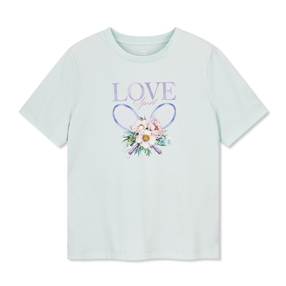 Ladies Print Short Sleeves Tee