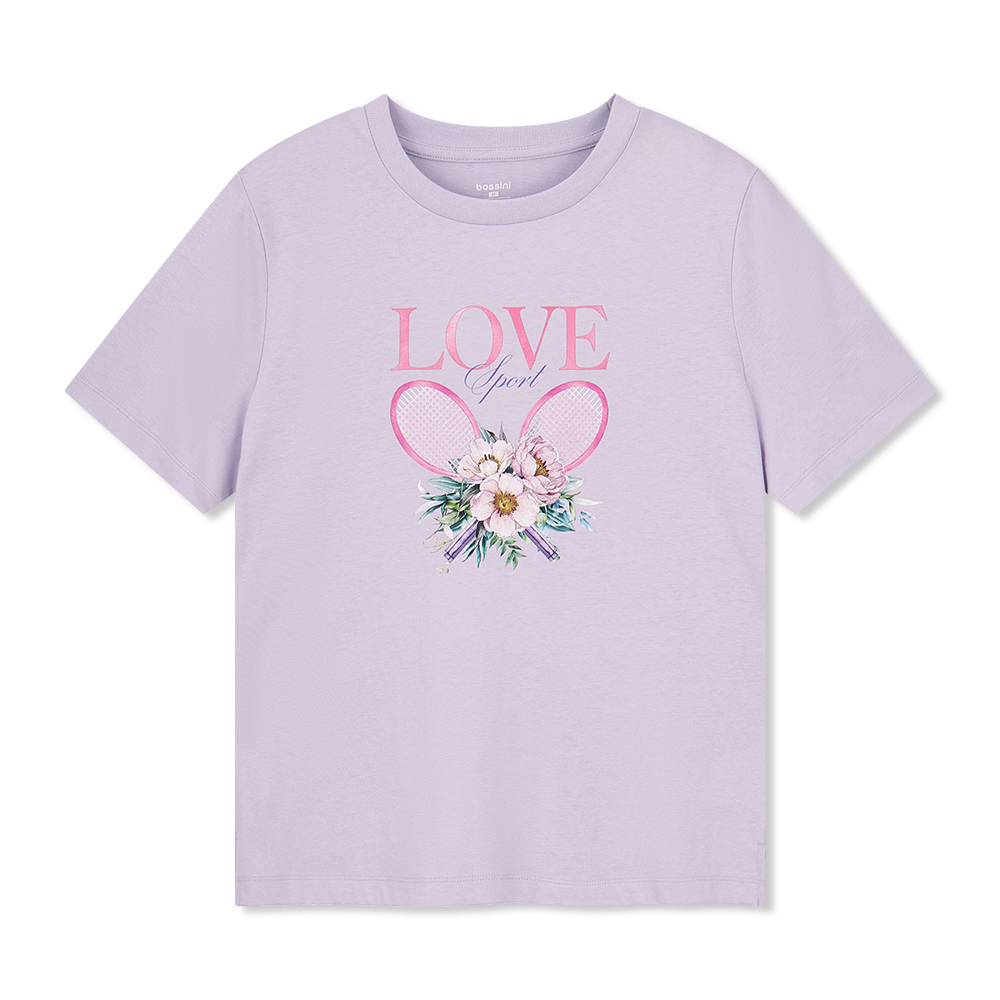 Ladies Print Short Sleeves Tee