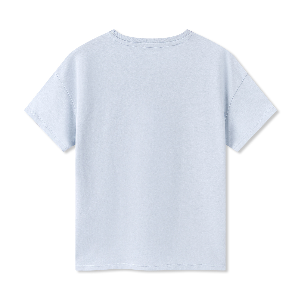 Girls Print Short Sleeves Tee