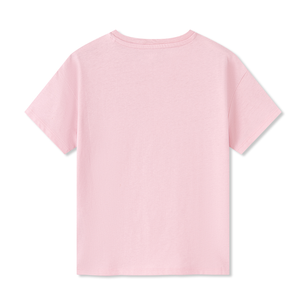 Girls Print Short Sleeves Tee