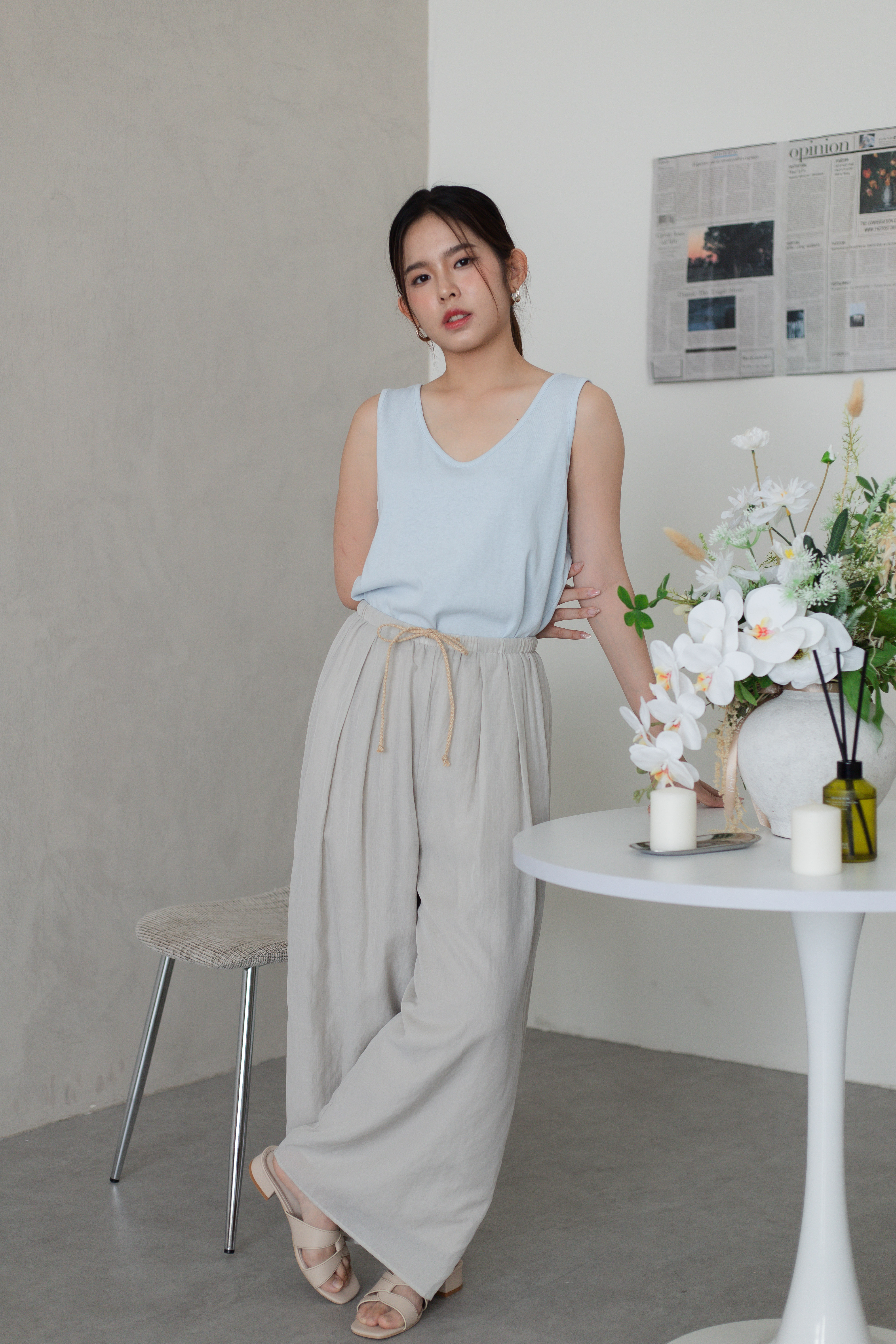 Jane Two Way Tank Top Blue-2776TSBLU