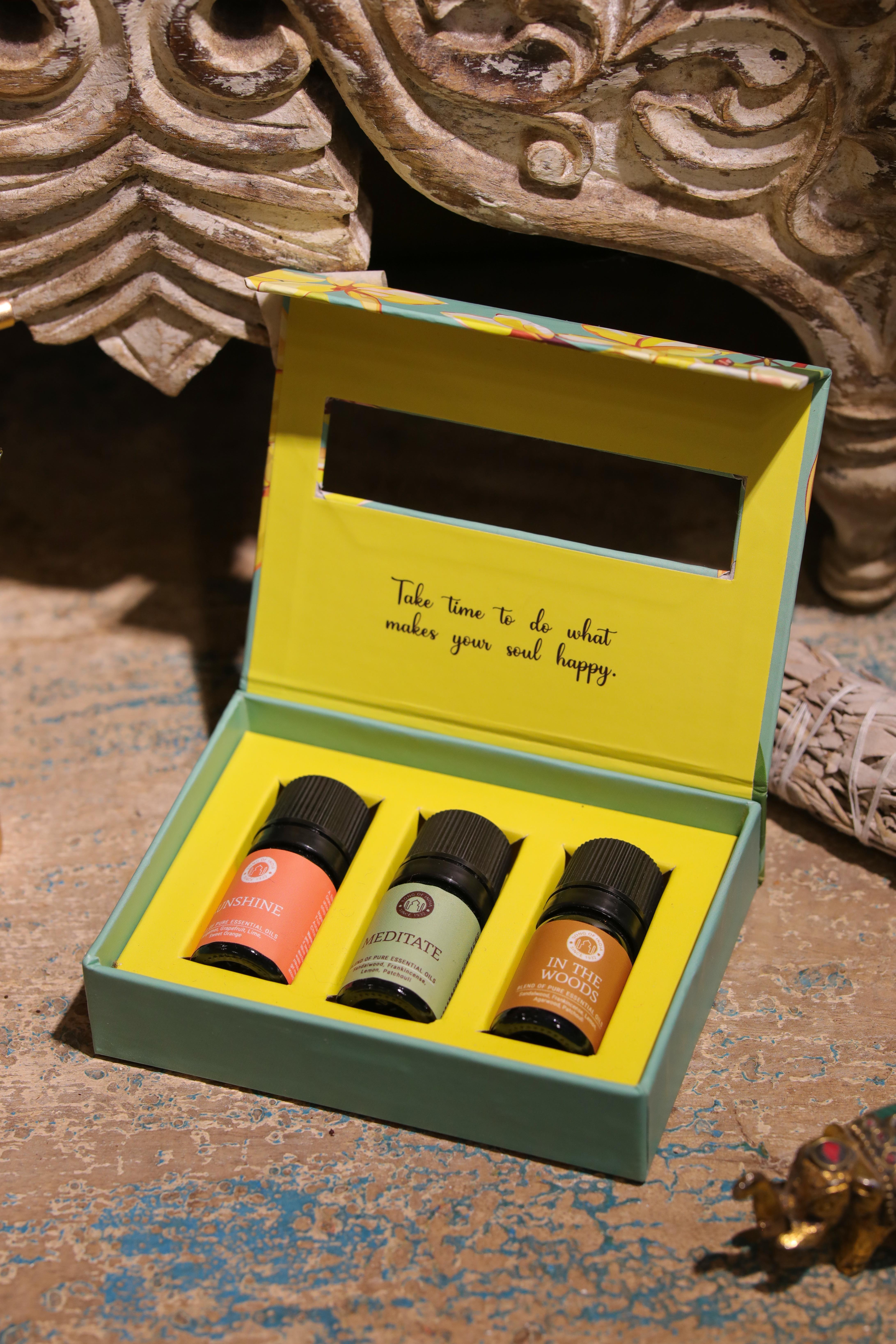 Song of india - Happiness - Essential Oil Blends Gift Set (0609)