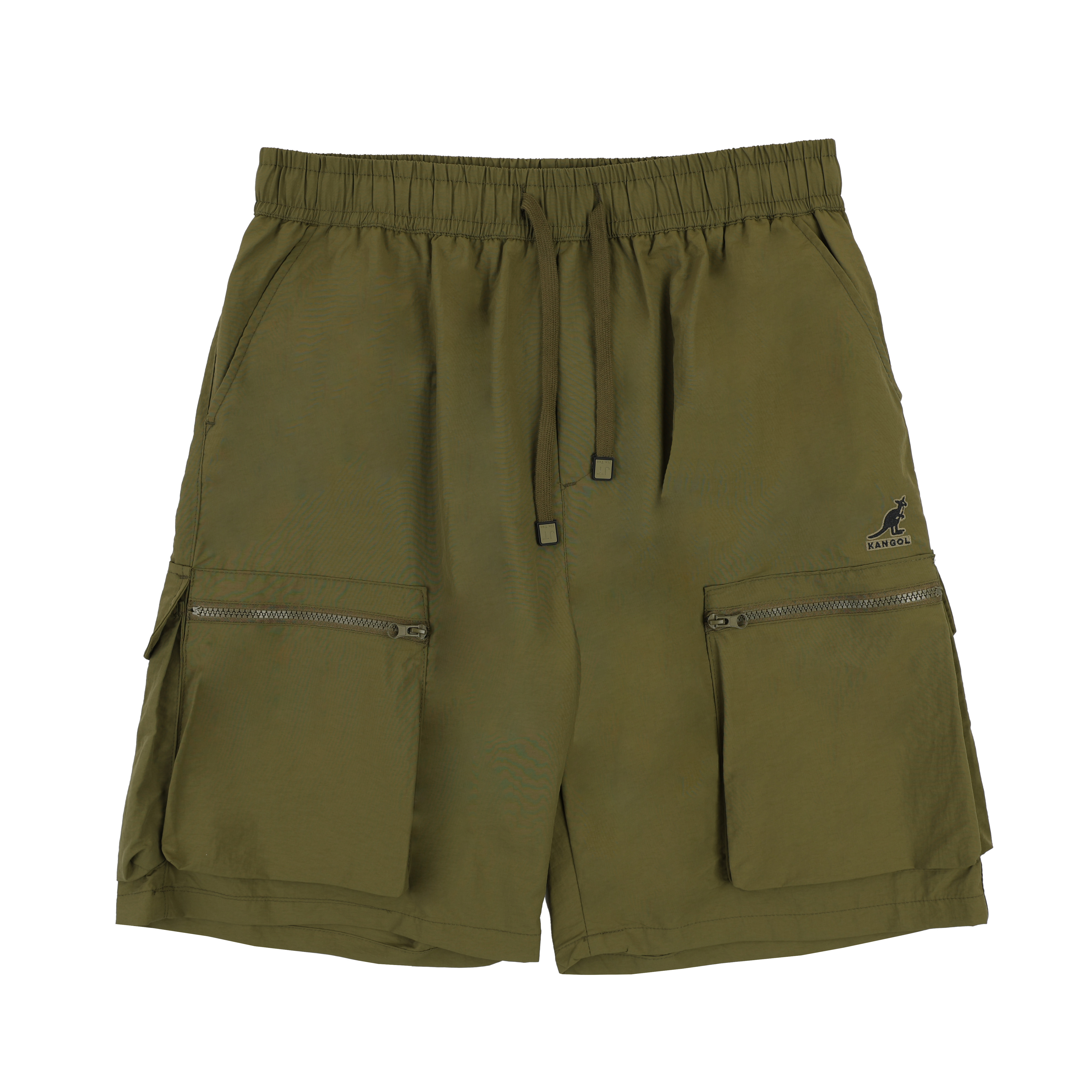 KANGOL 短褲 軍綠 多口袋 工裝 休閒短褲 中性 6625152272