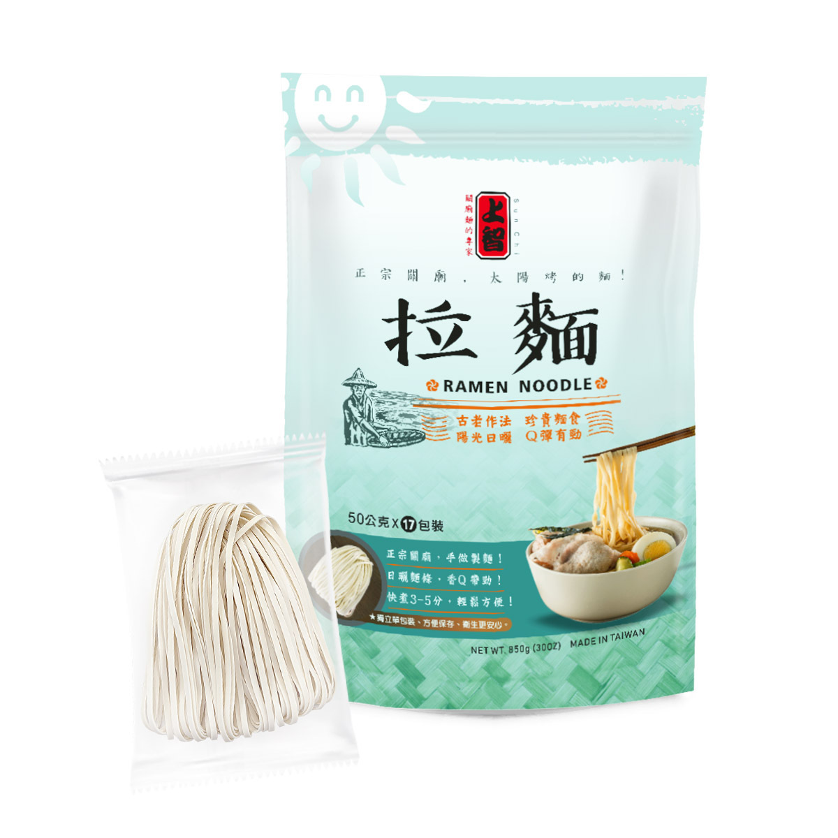 【獨單一麵系列】上智拉麵 850g 獨立單包