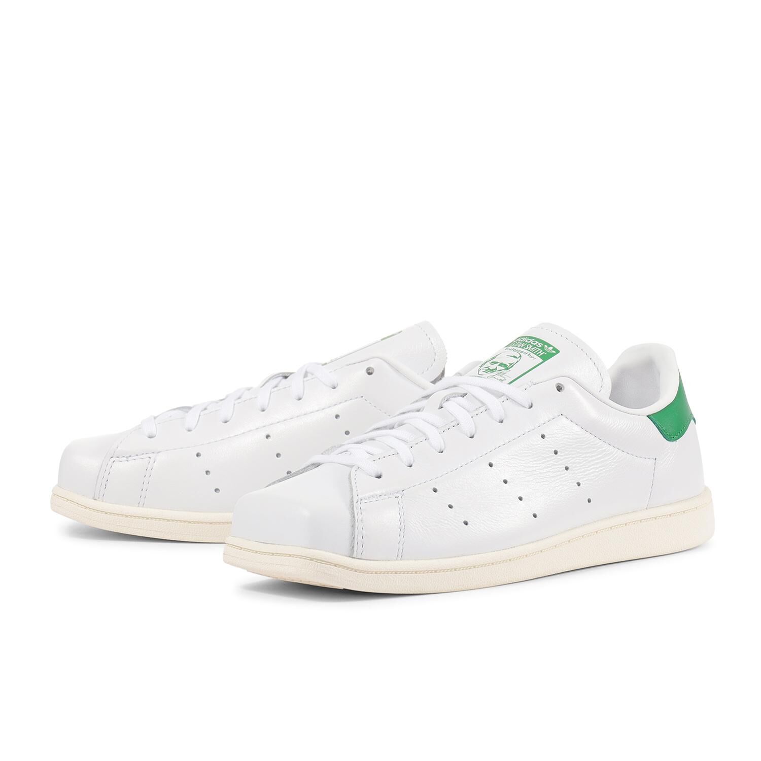 Adidas Originals Stan Smith SQ 日本新款 白色 白綠 史密斯 方頭 皮革 復古鞋 KI5230
