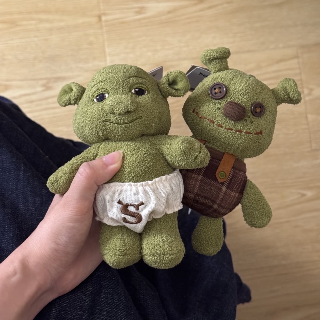 SHREK 怪物史瑞克 回憶經典 寶寶 玩偶 吊飾 絨毛 醜萌