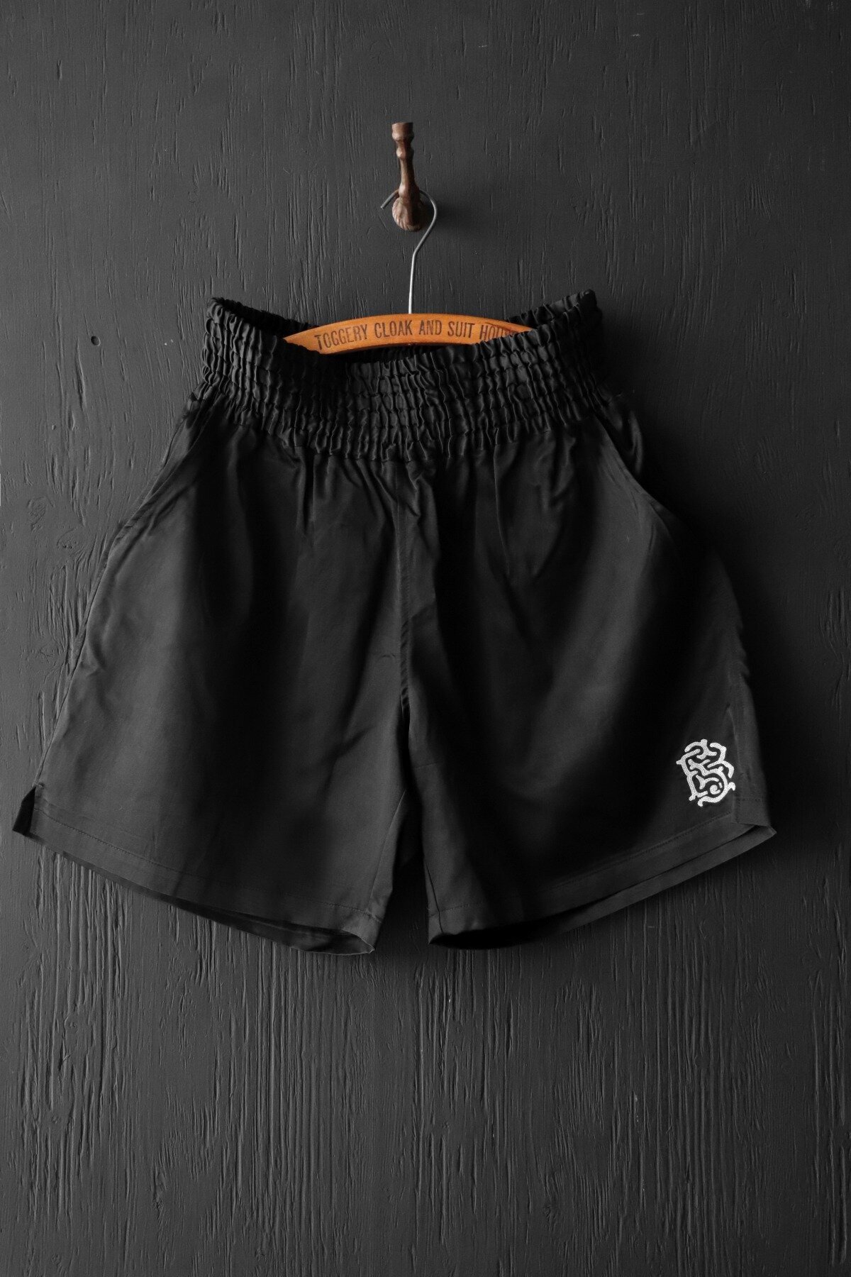 Black Sign Main Match Boxing Shorts with BS / Shady Black (Coming soon)