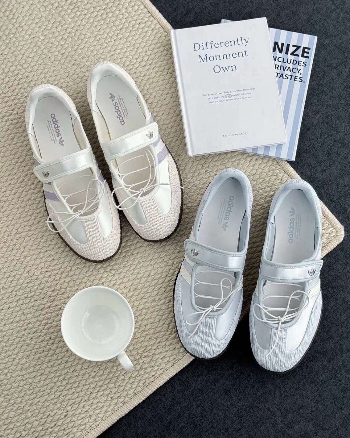 Adidas Samba Jane 珠光銀 異材質 拼接 瑪莉珍鞋 3色