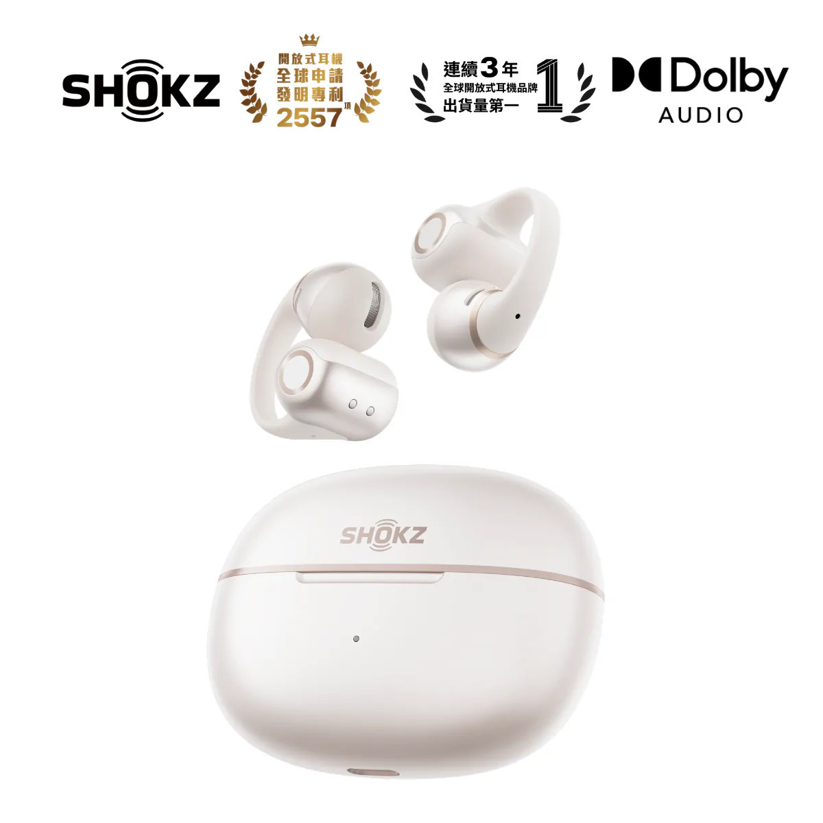 Shokz OpenDots 2 開放式藍牙耳機 E320｜全能升級舒適聆聽