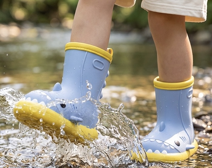 🦈🇰🇷 韓版鯊魚兒童雨鞋