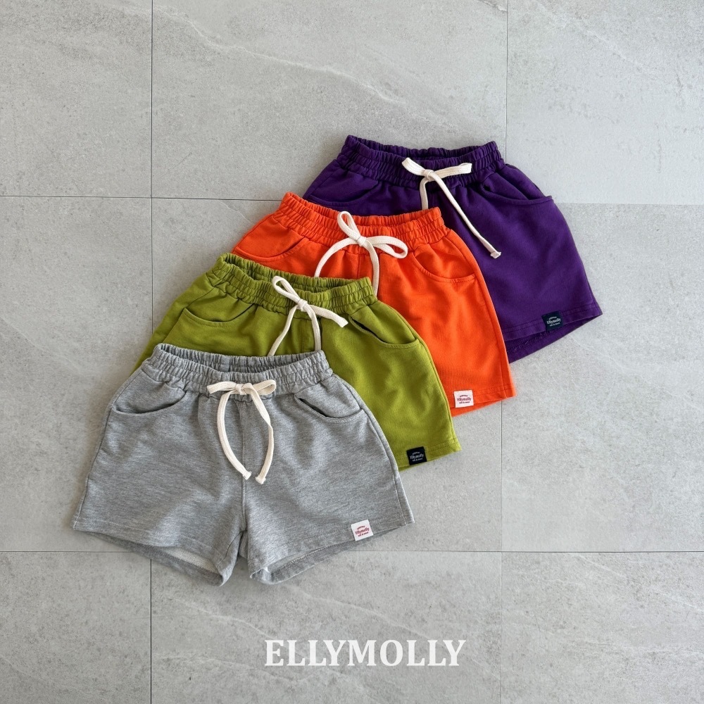Ellymolly 彩色薄短褲 / 4色
