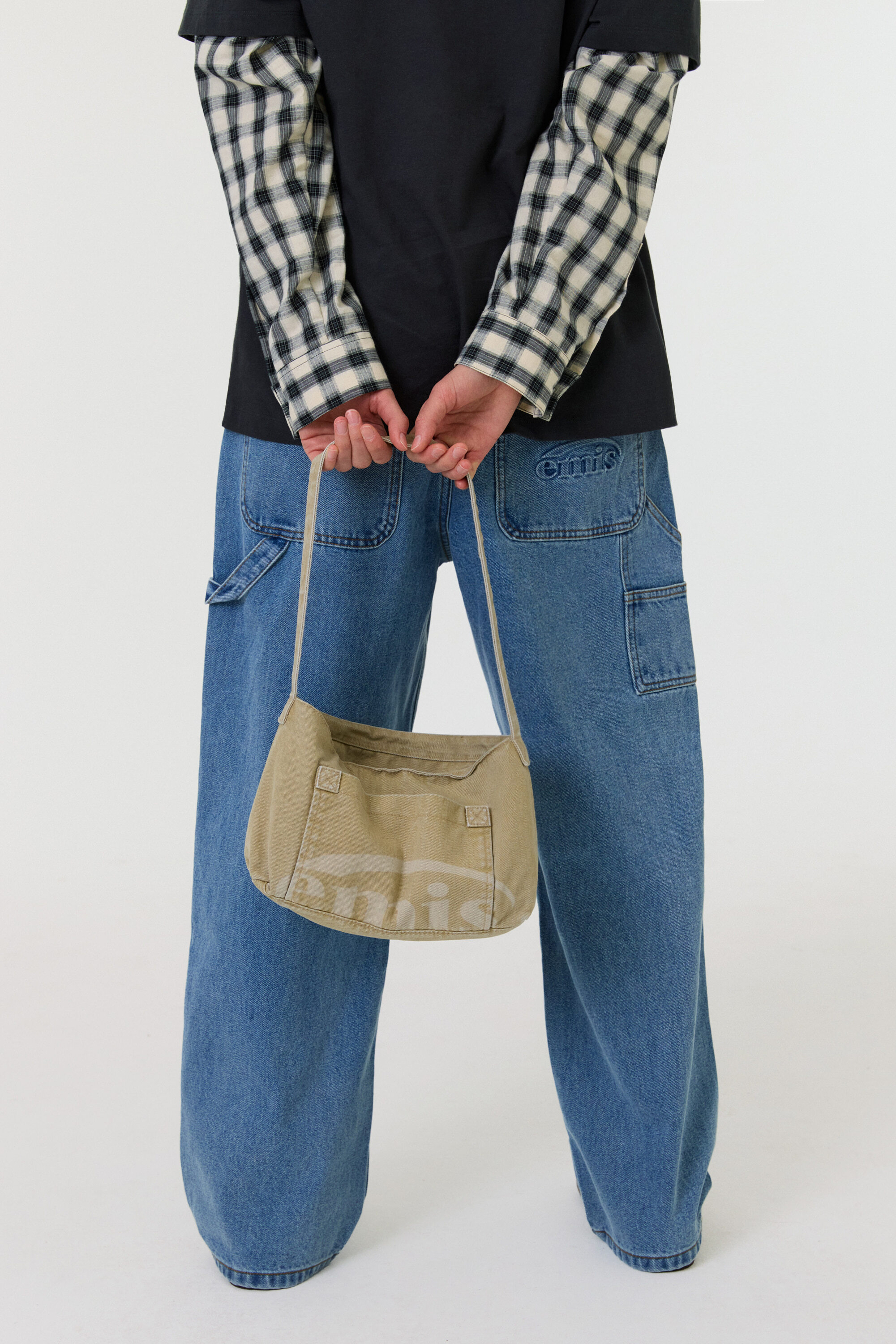 EMIS WASHED COTTON TOTE BAG