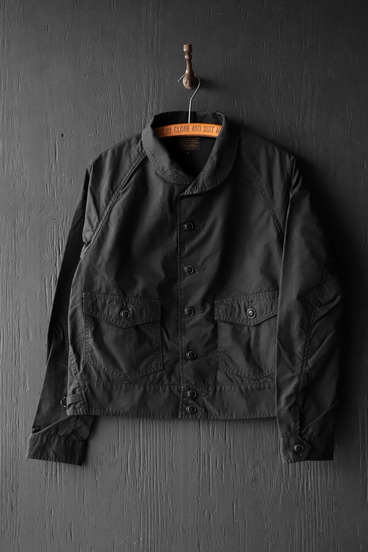 Black Sign Military Ripstop Civilian Cossack Jacket / Surprise Black (Coming soon)