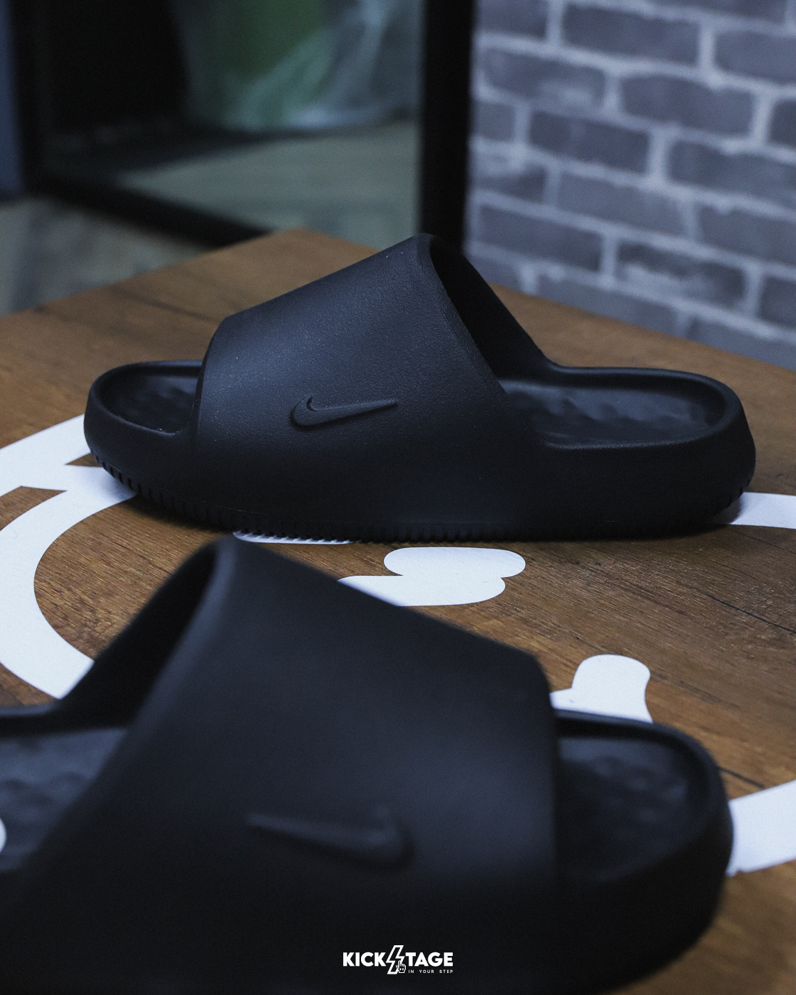 男鞋 NIKE CALM SLIDE 2.0 黑色 柔軟 休閒 橡膠外底 防水 拖鞋【IB0183-001】