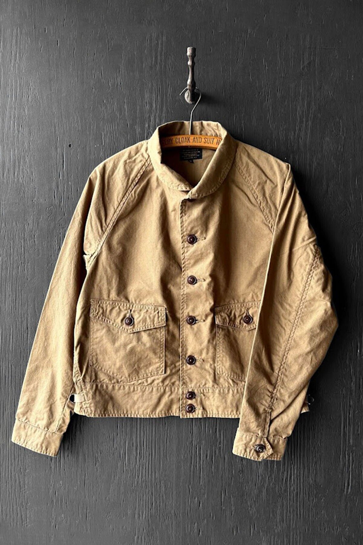Black Sign Military Ripstop Civilian Cossack Jacket / Dust Beige (Coming soon)
